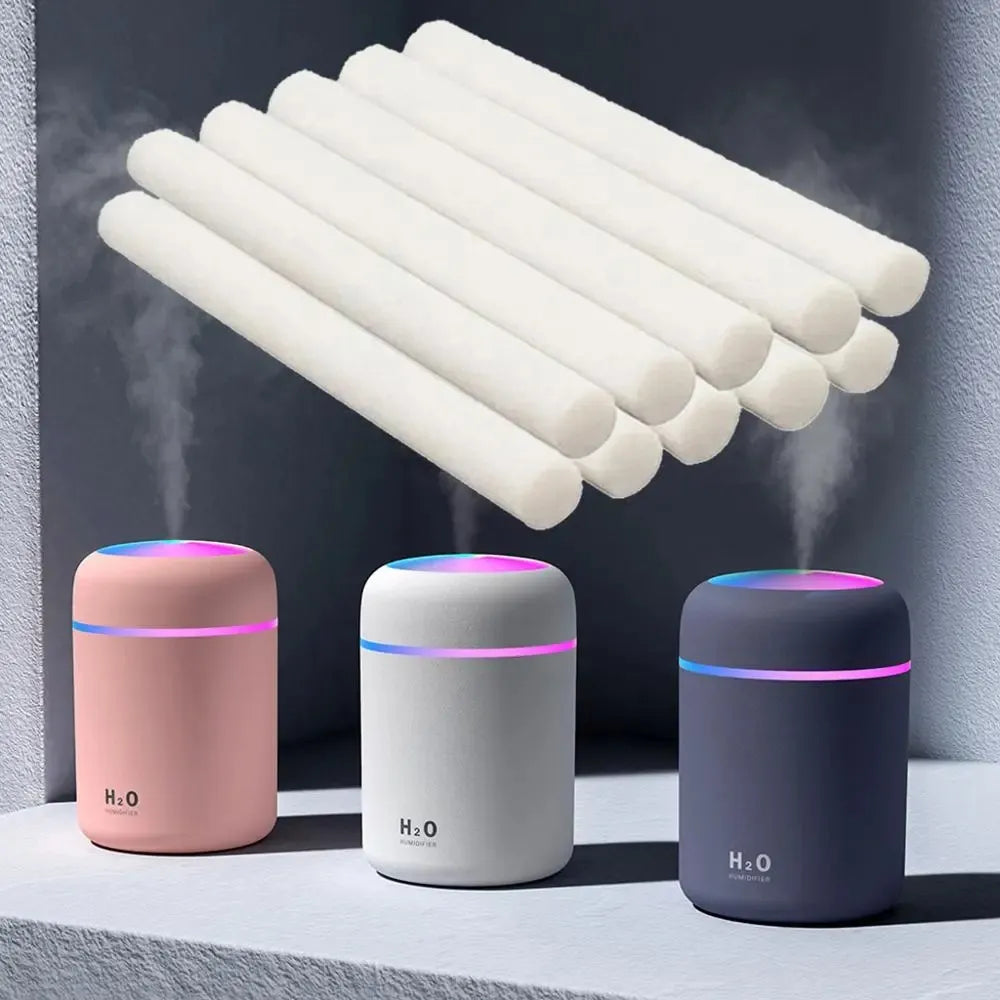 300ml LED Air Humidifier Portable Ultrasonic Colorful Light