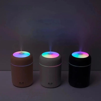 300ml LED Air Humidifier Portable Ultrasonic Colorful Light