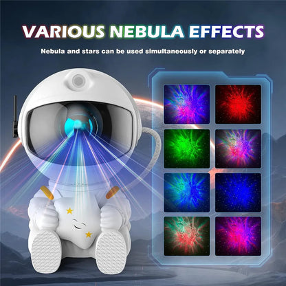 LED Galaxy projector Night Light Astronaut