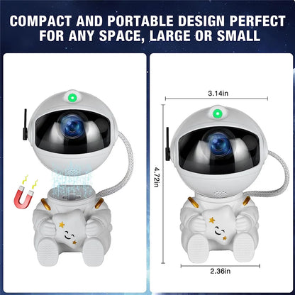 LED Galaxy projector Night Light Astronaut