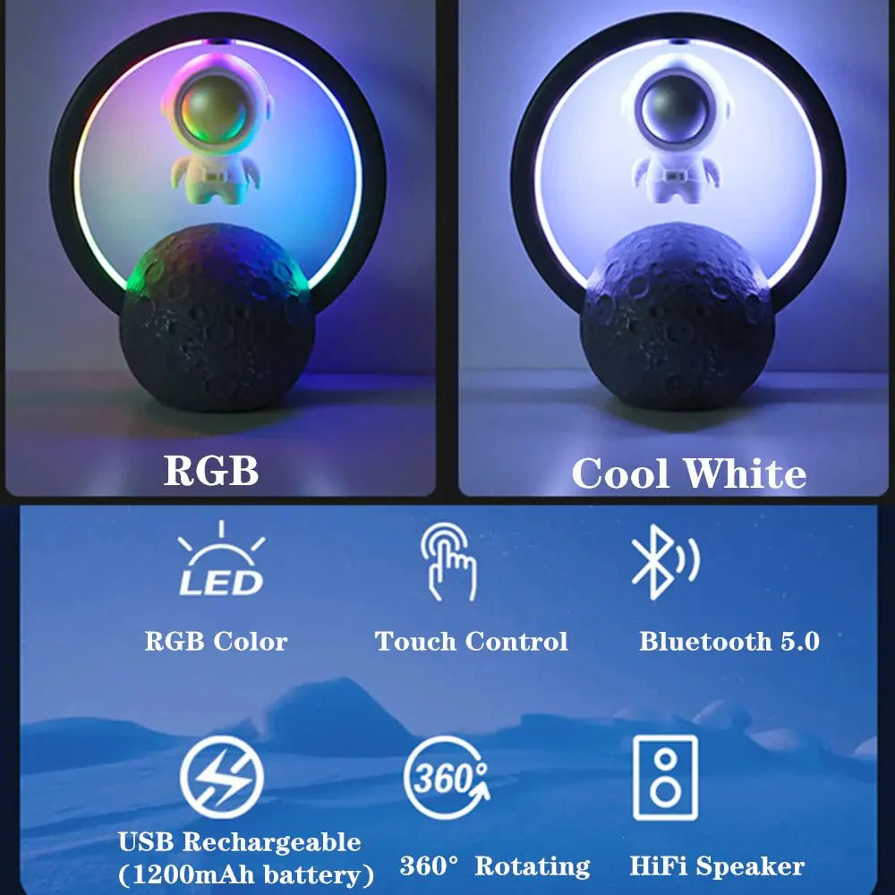 Astronaut Night Light Magnetic Levitation Table Lamp - AirZephyr™